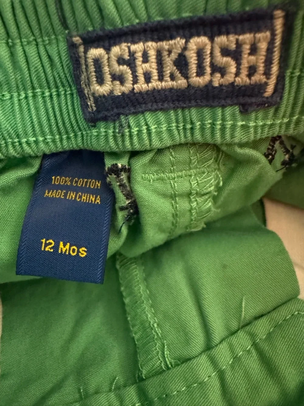 🔥5/$25🔥 OSHKOSH B'GOSH BABY/TODDLER BOY 12MOS PREPPY CHINO PANTS